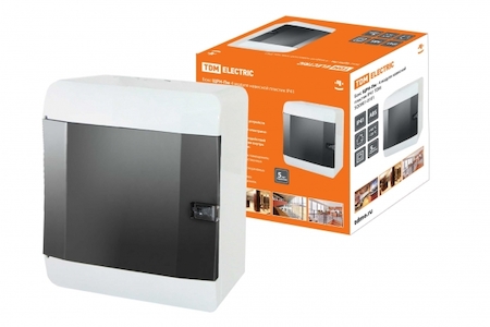 TDM ELECTRIC SQ0901-0101 Бокс ЩРН-Пм-4 модуля навесной пластик IP41 TDM